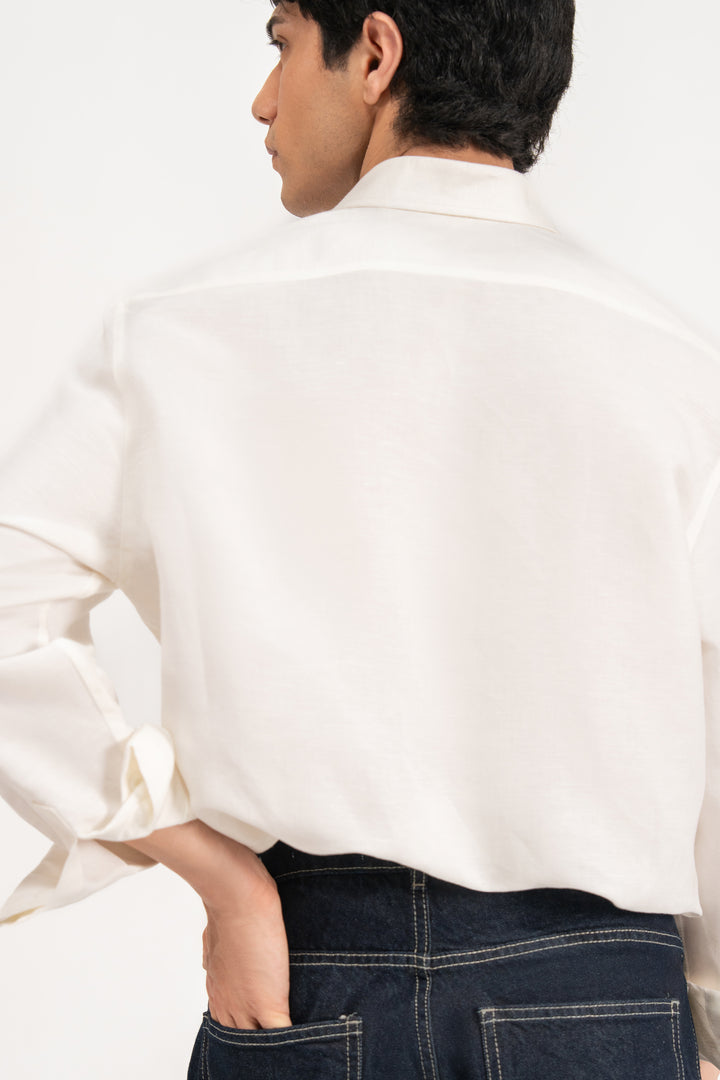 White Linen Shirt