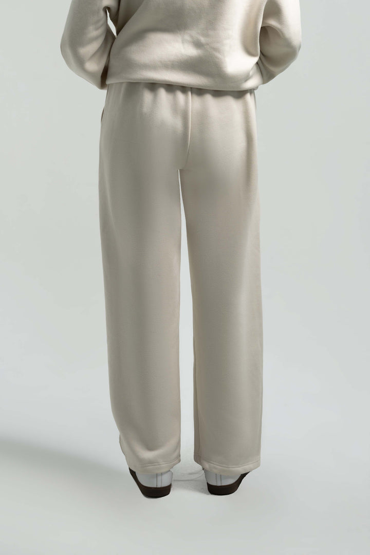 Straight Fit Fleece Trouser