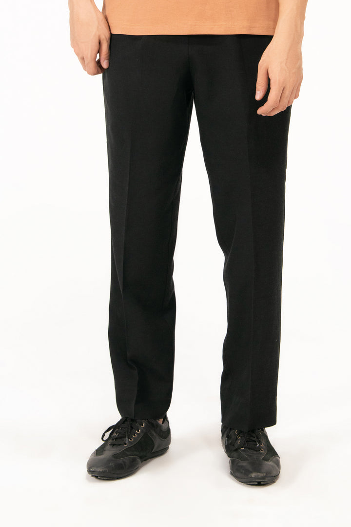 Black Linen Trouser