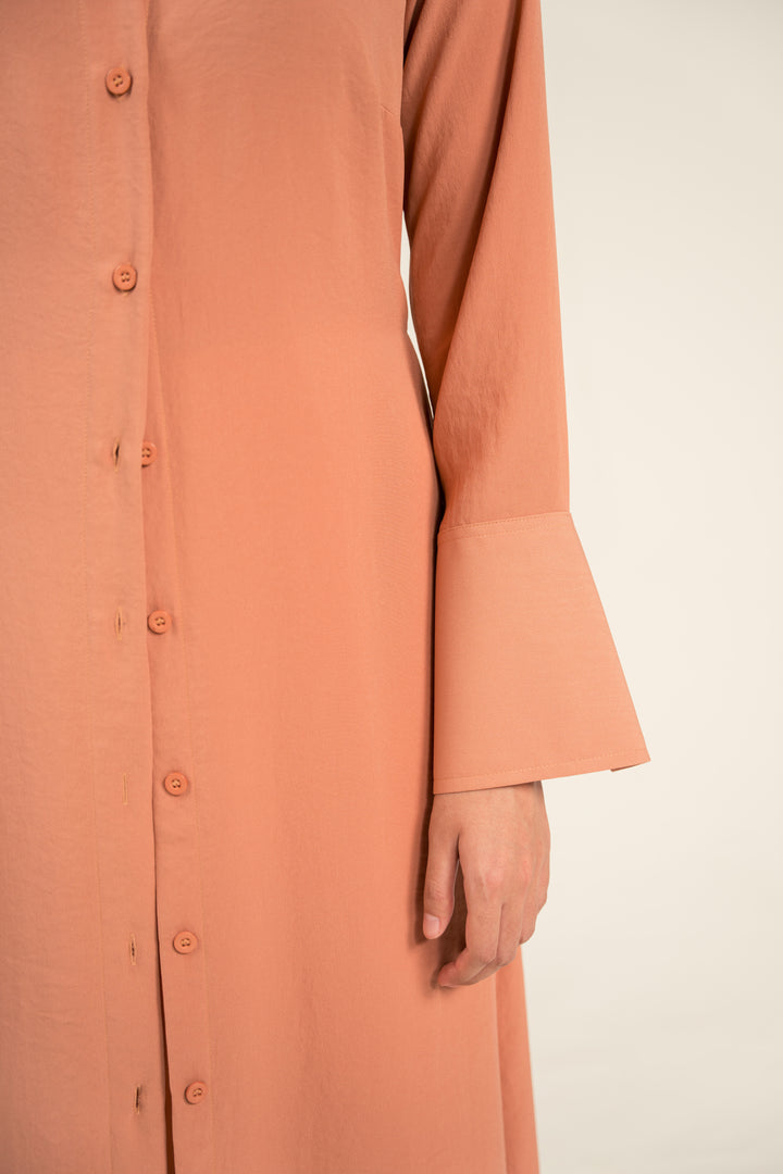 Peach Long Shirt for women