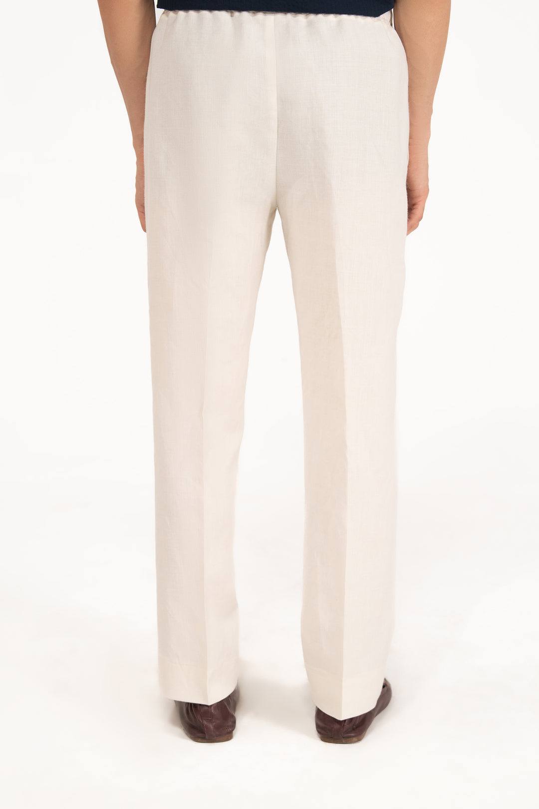 Offwhite Linen Trouser