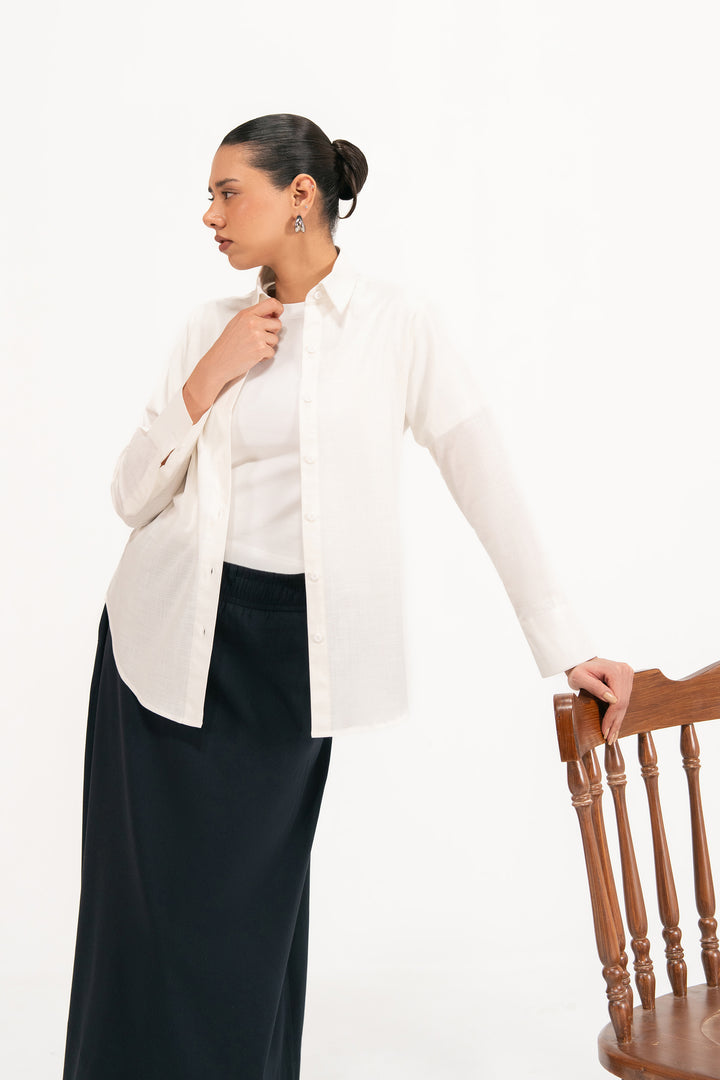 White Linen Shirt