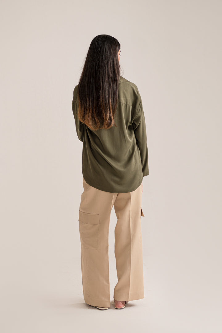 Olive Full Sleeve Shirt