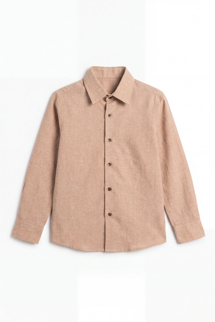 Light Brown  Linen Shirt
