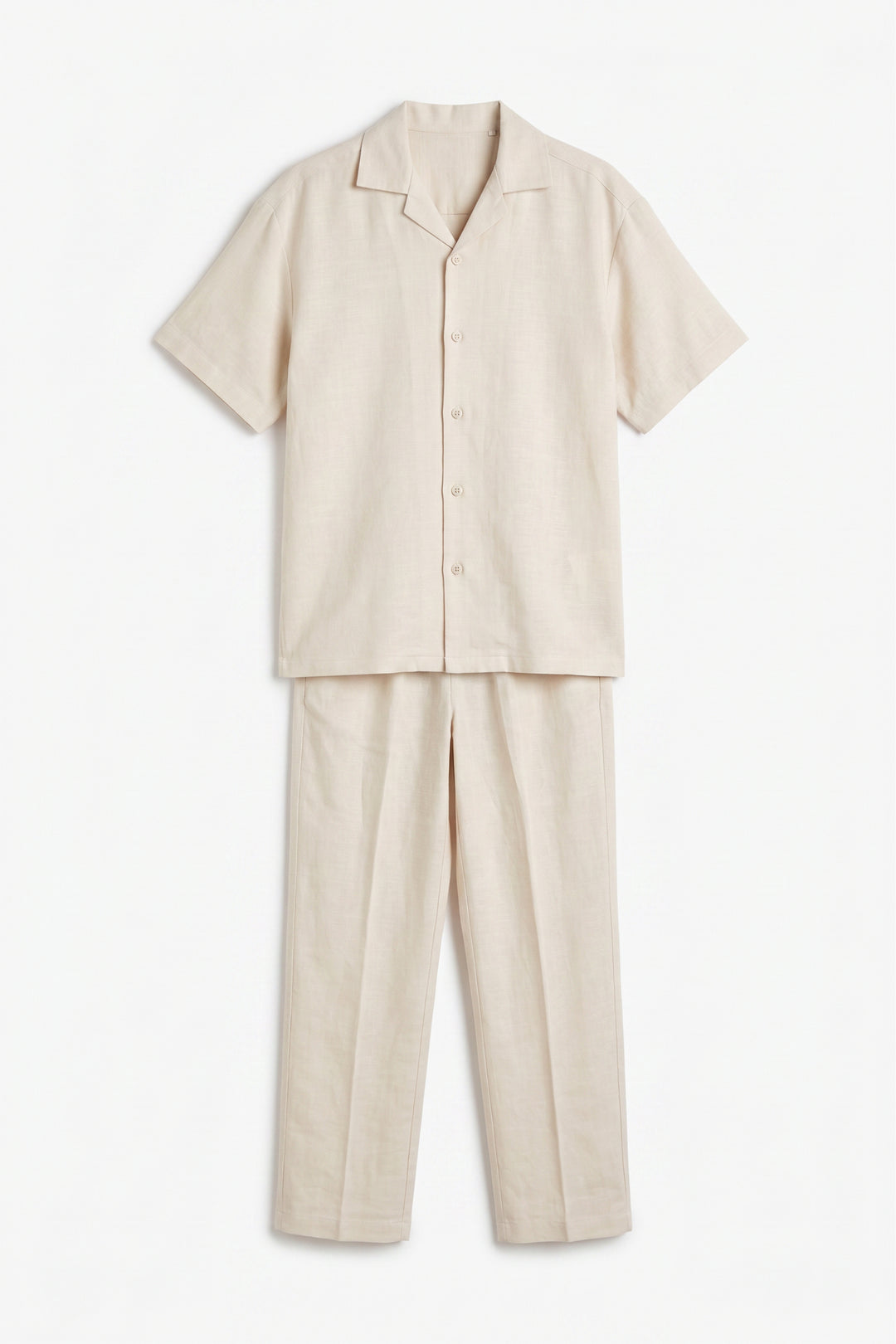 Offwhite Linen Co-ord Set