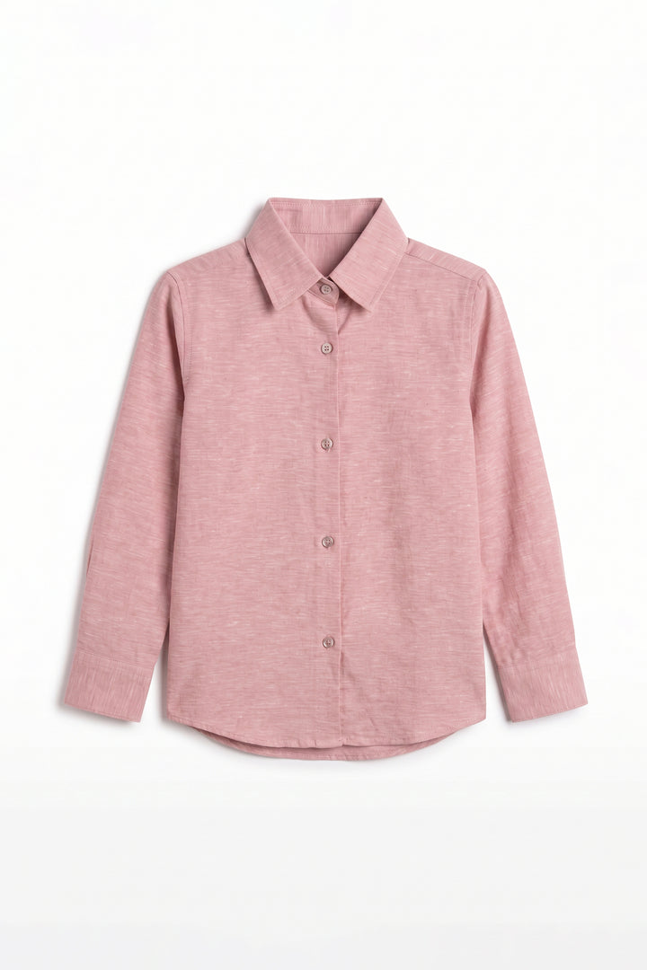 Pink Linen Shirt