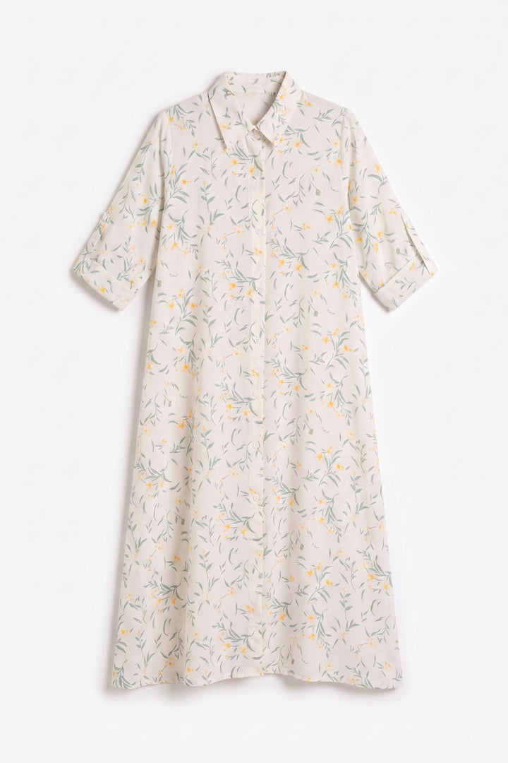 Offwhite Printed Dress