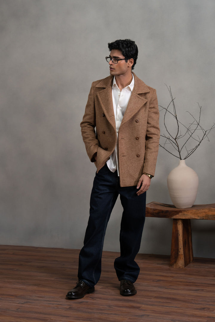 Brown Peacoat