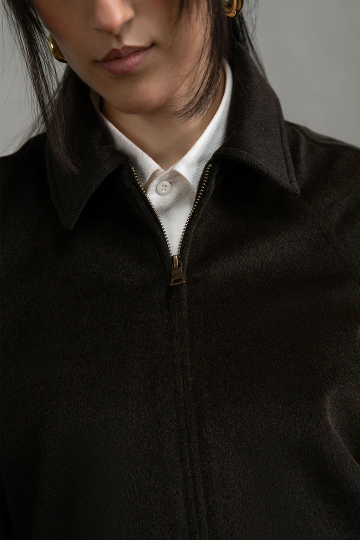 Dark Brown Wool Jacket