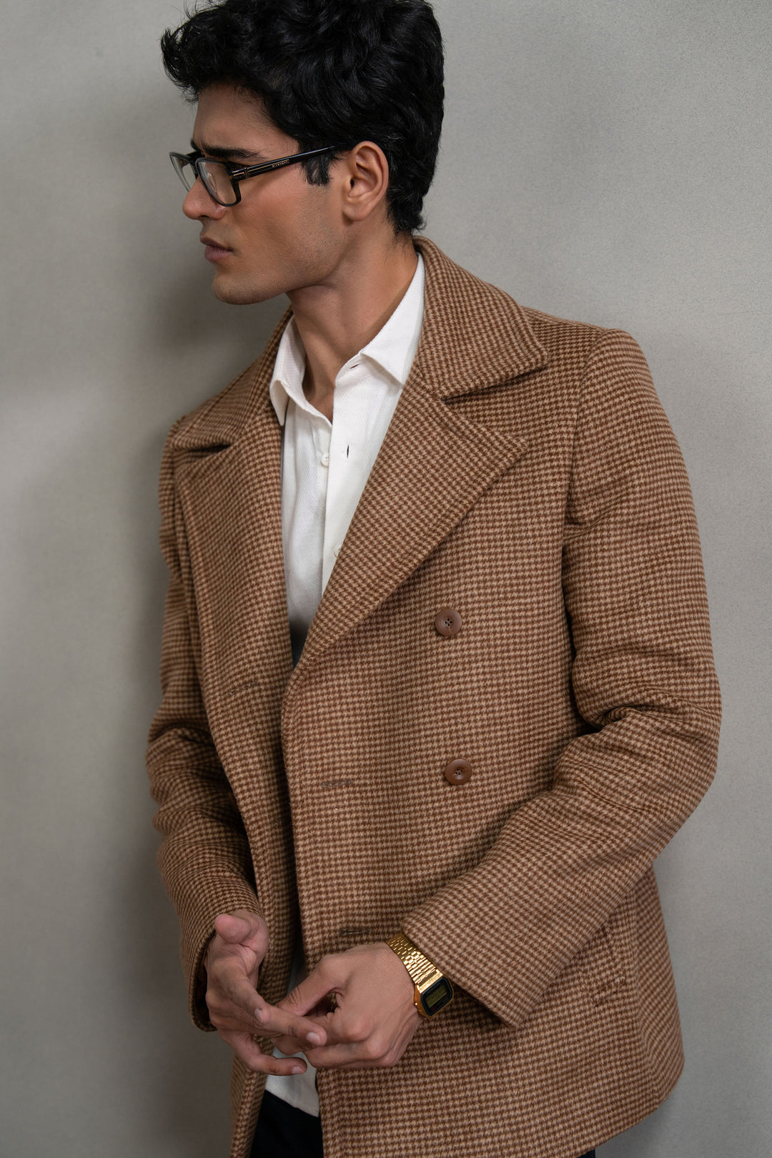 Brown Peacoat