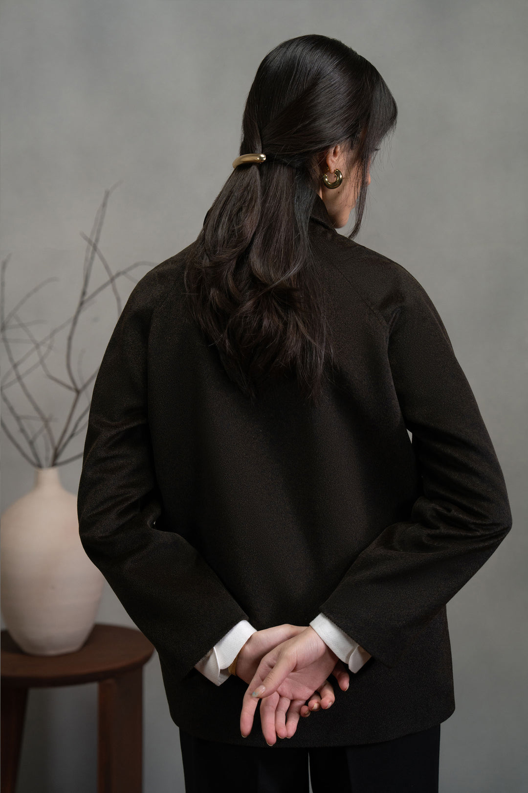 Dark Brown Wool Jacket