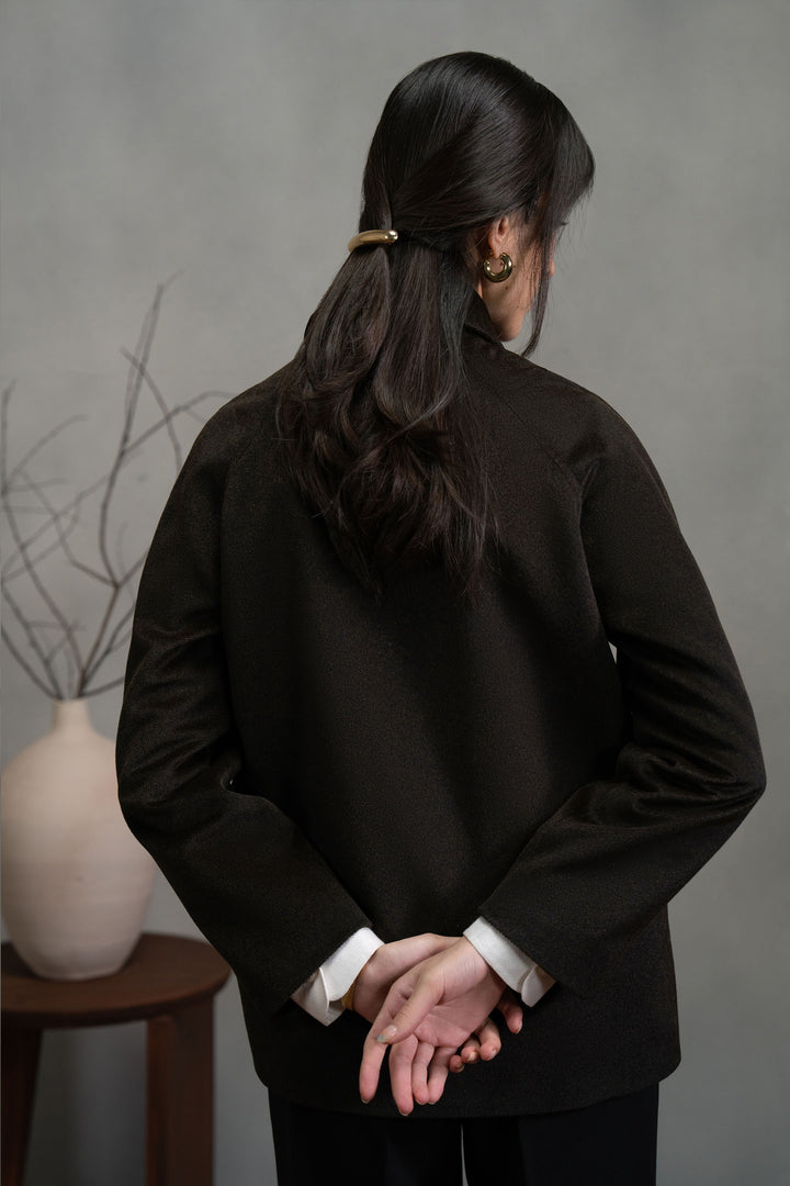 Dark Brown Wool Jacket