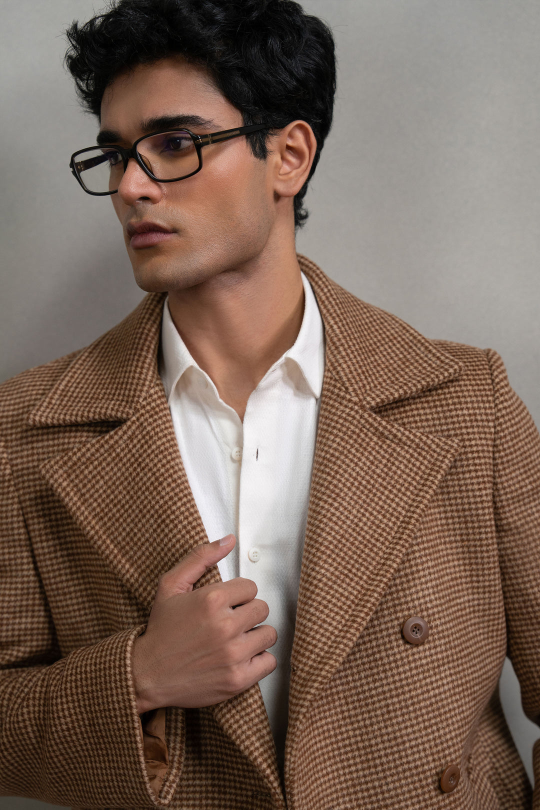 Brown Peacoat
