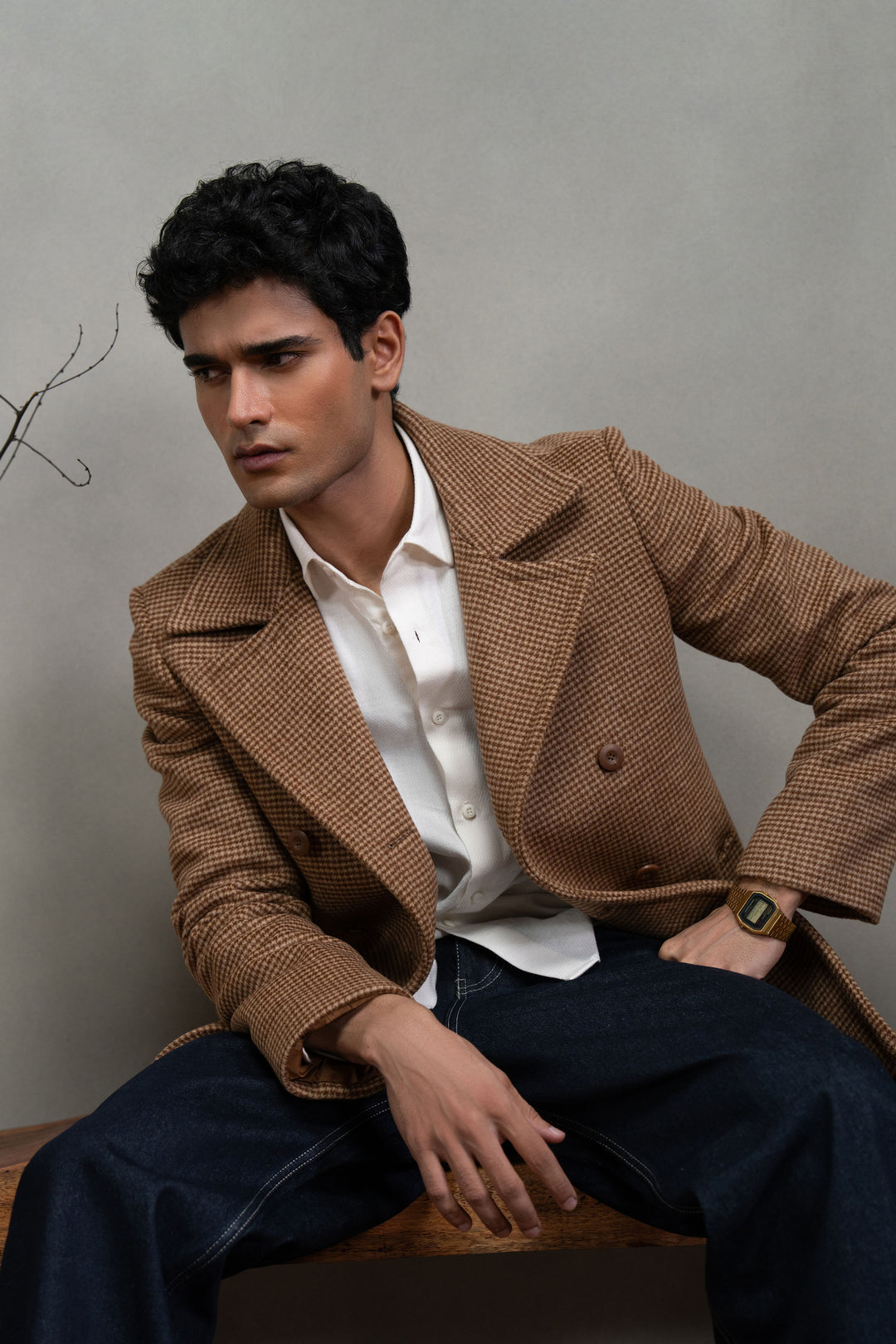 Brown Peacoat