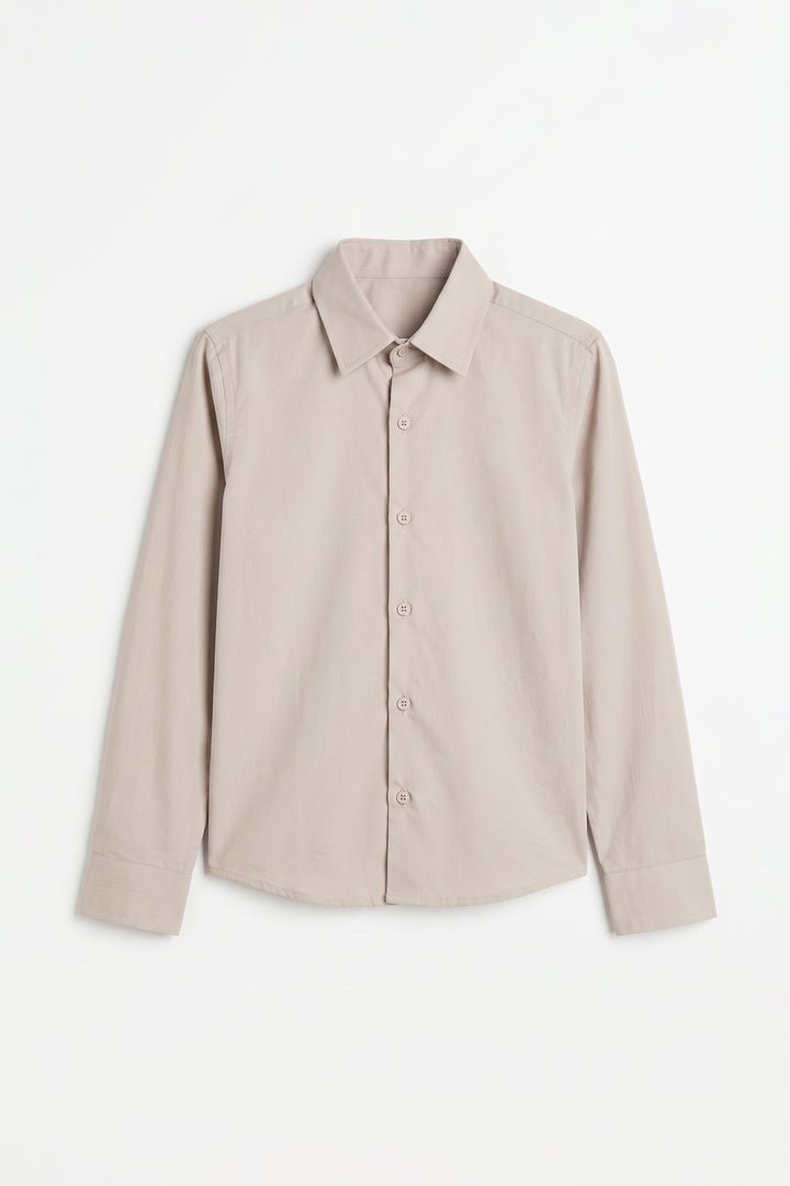 Stone Cotton Shirt