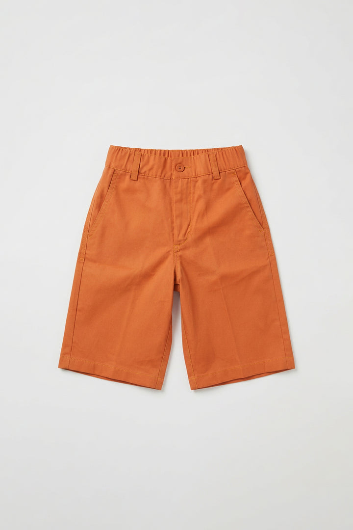 Tangerine Bermuda Shorts