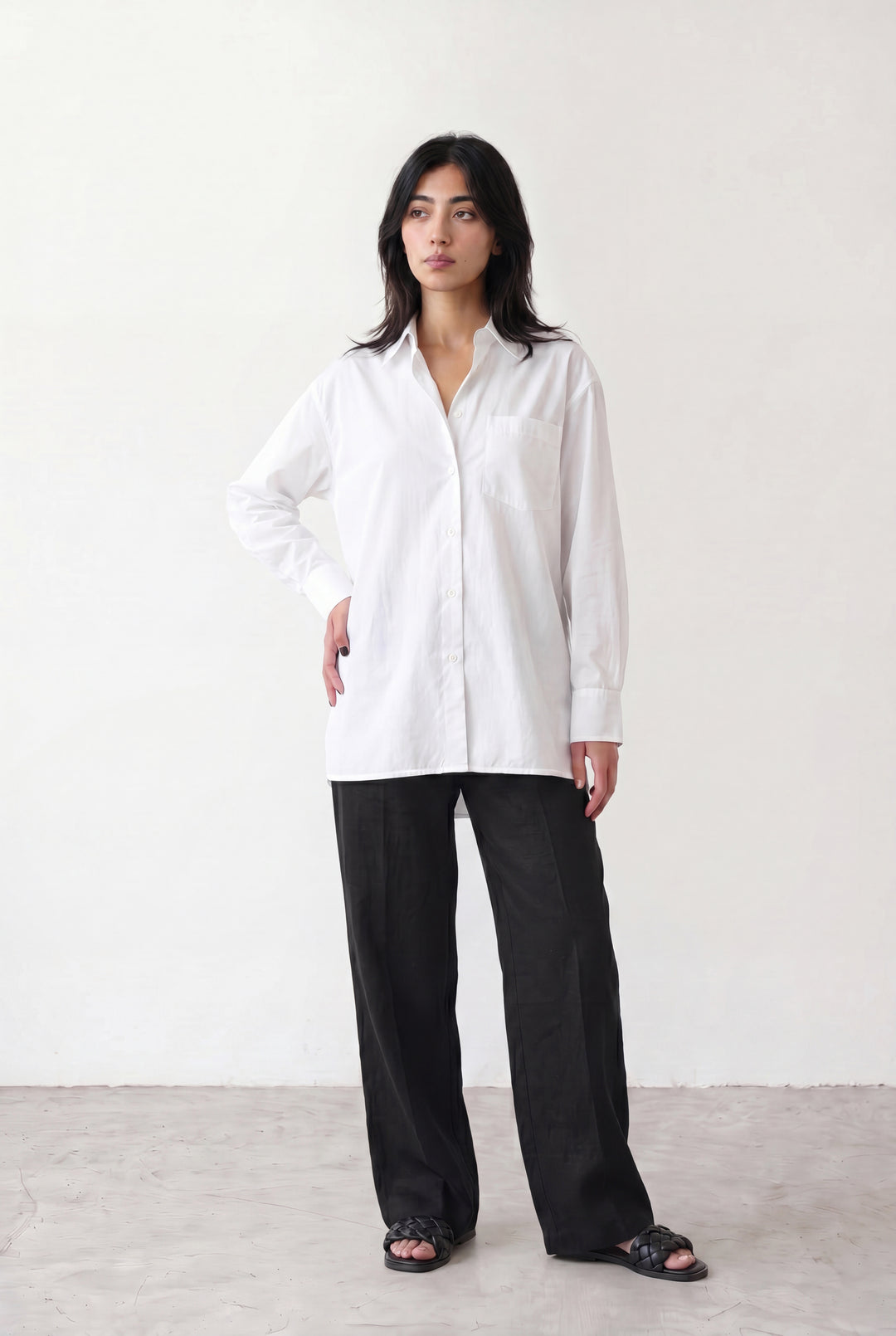 White Cotton Shirt