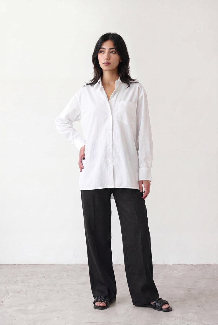 White Cotton Shirt