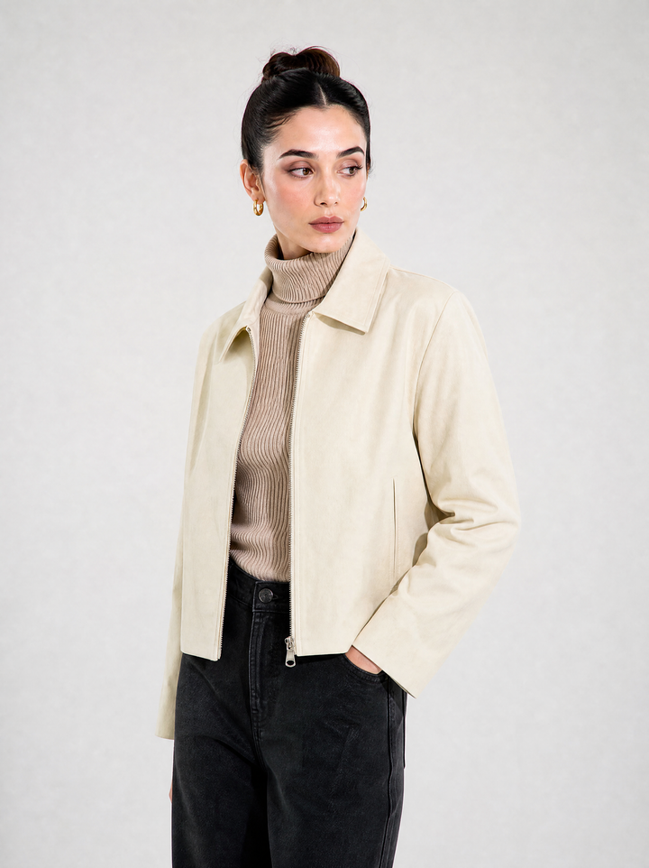 Offwhite Linen Jacket