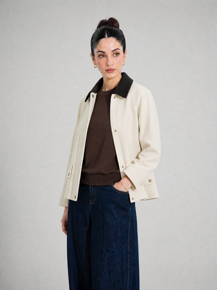 Off White Texture Jacket