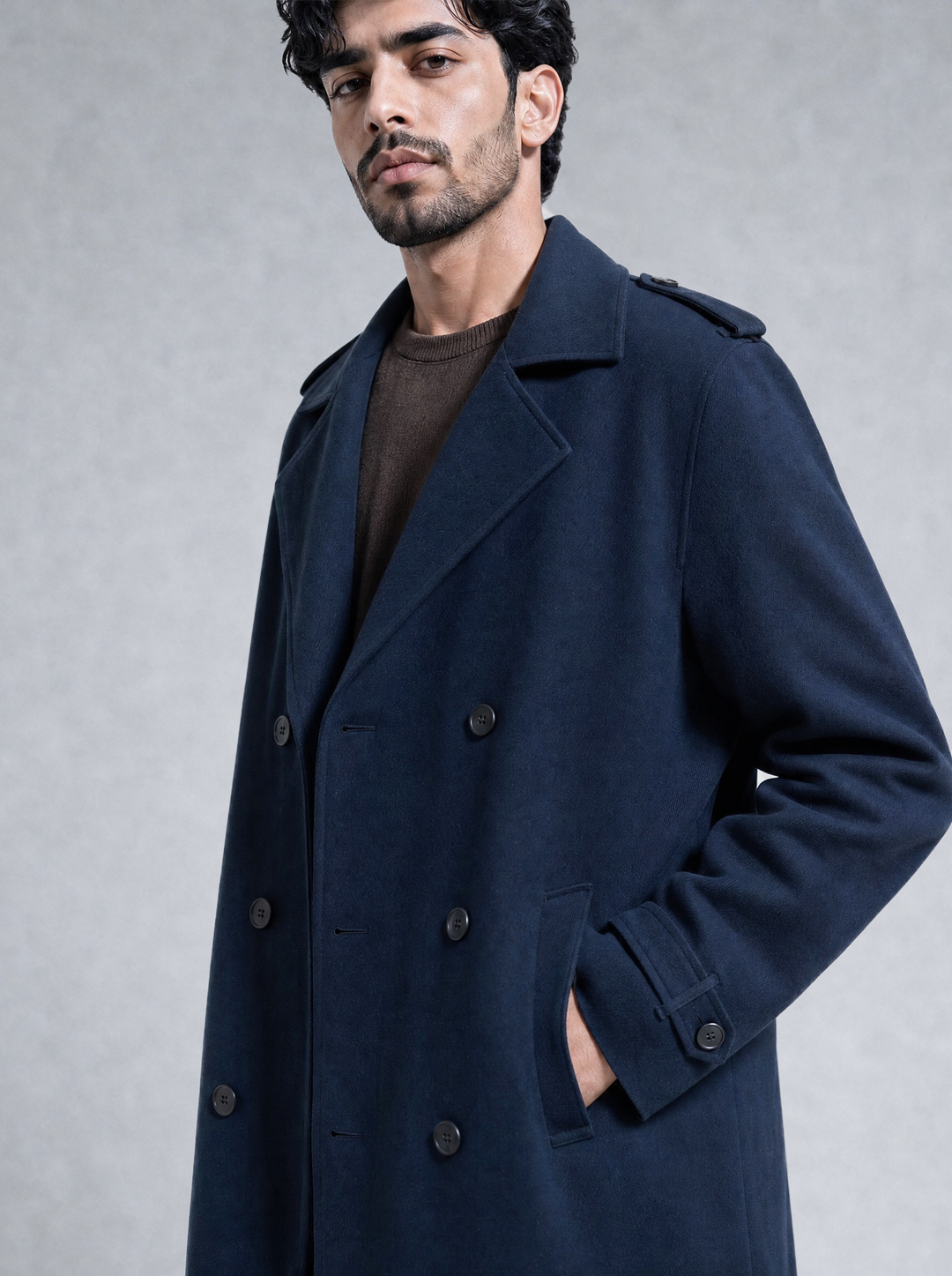 Navy Trench Coat