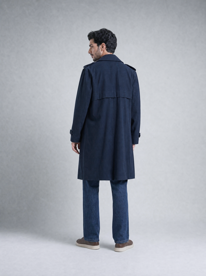Navy Trench Coat