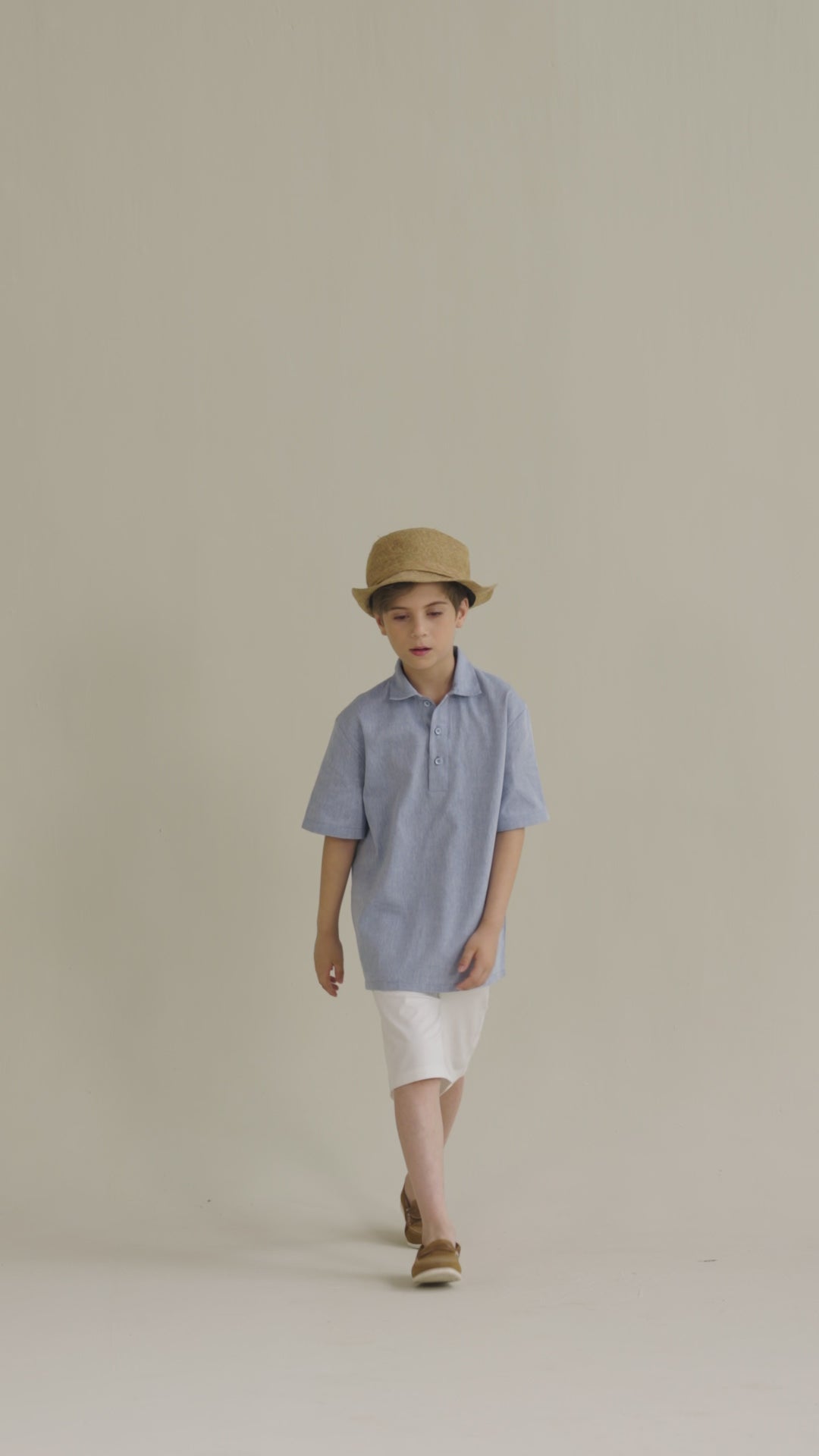 Blue Textured Shirt