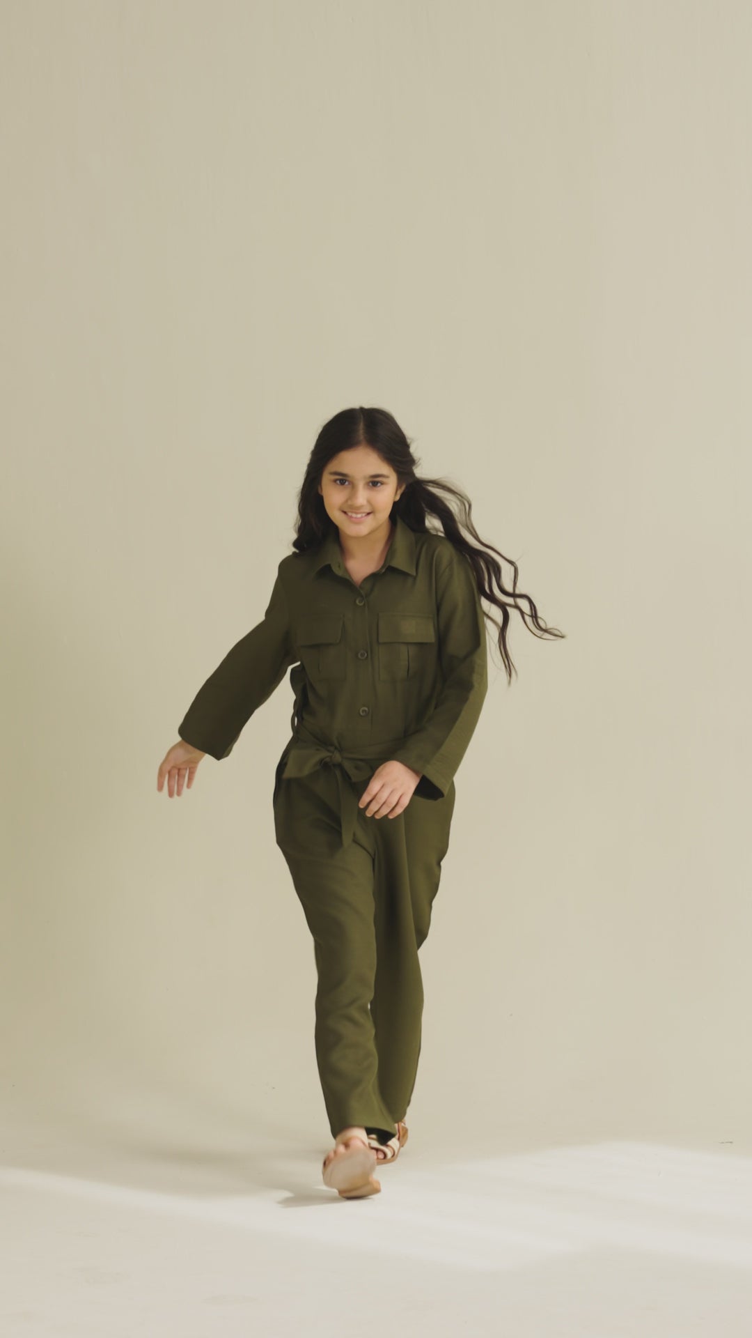 Olive Jump Suit