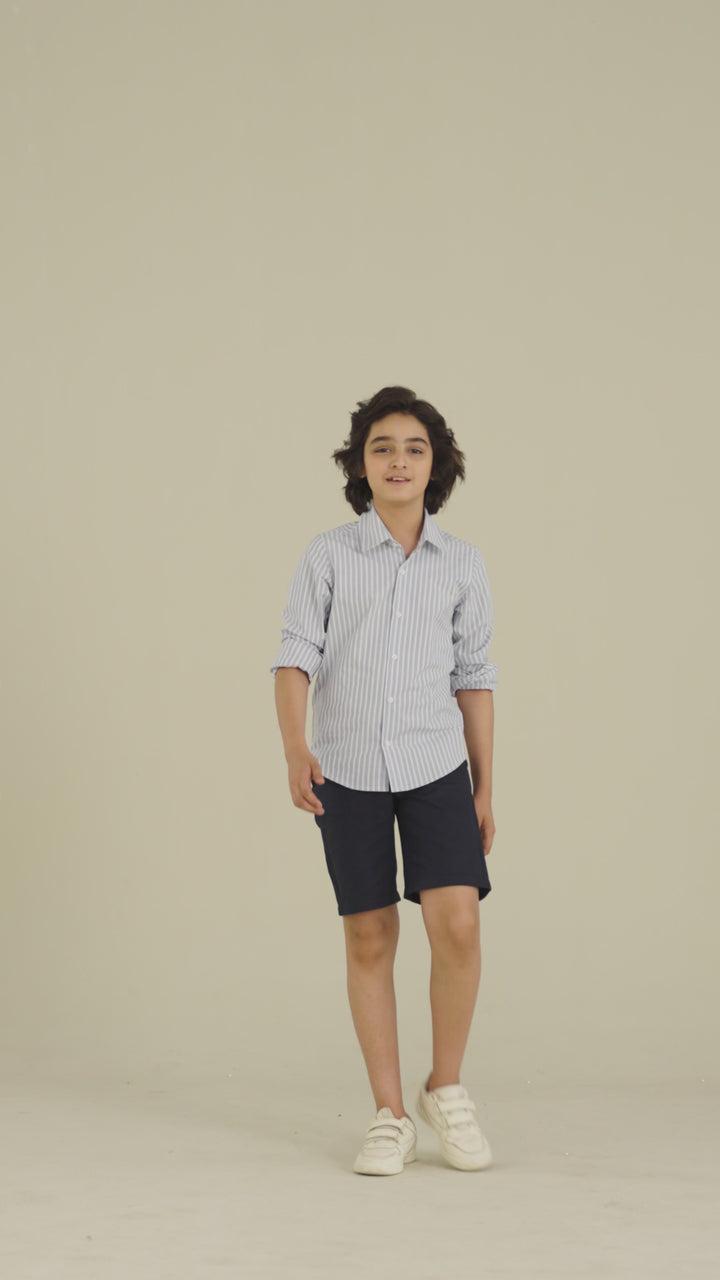Navy Blue Bermuda Shorts