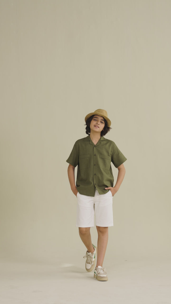 White Bermuda Shorts