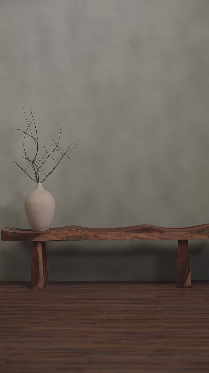 Brown Single Breasted Long Coat