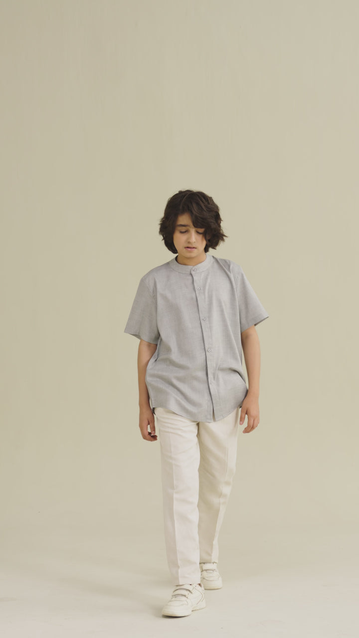 Beige Linen Trouser