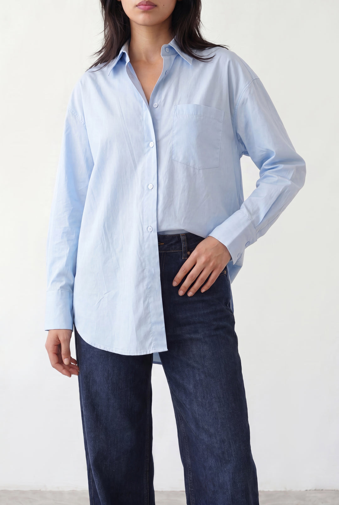 Sky Blue Cotton Shirt
