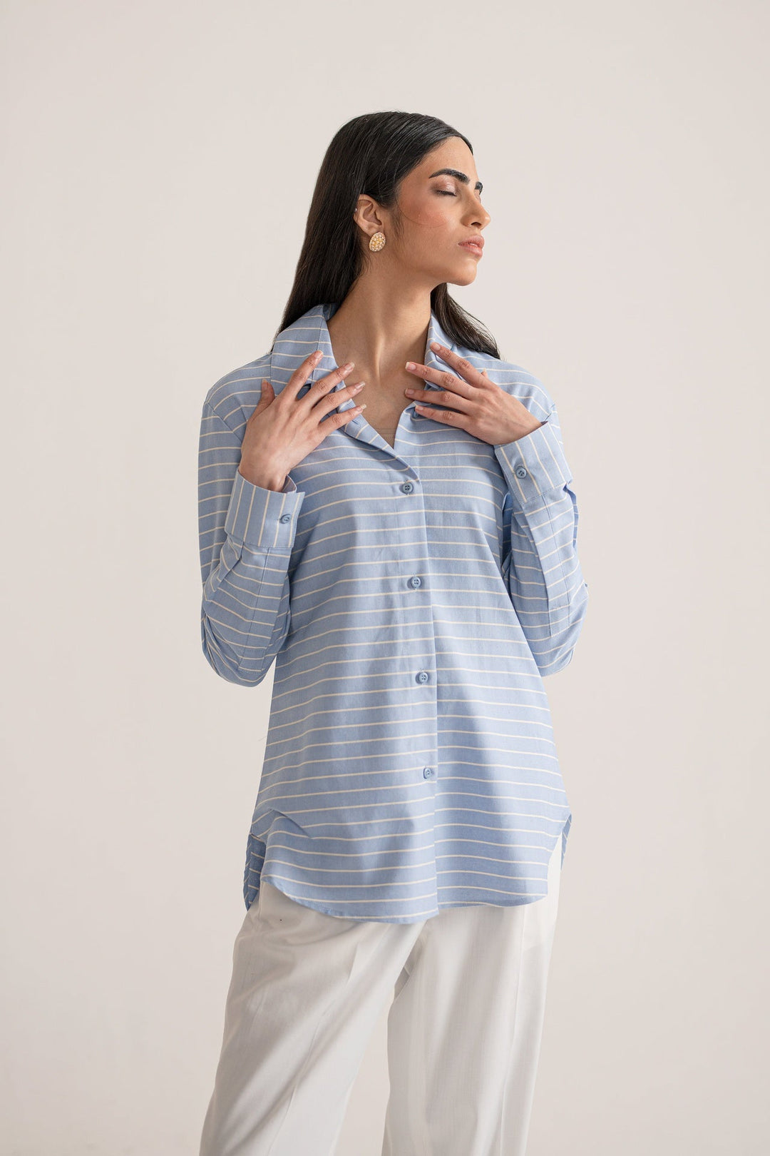 Blue Striped Shirt