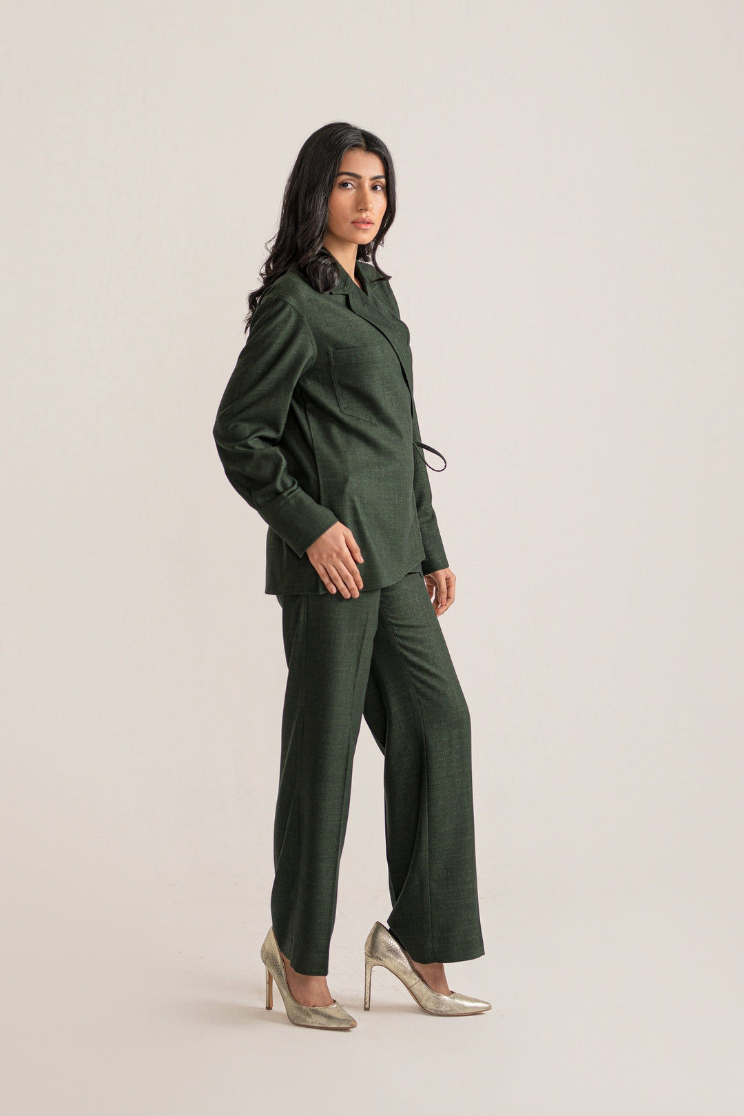 Emerald Green Kimono Suit price